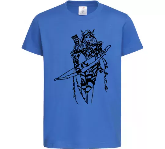 Дитяча футболка Windrunner Яскраво-синій фото