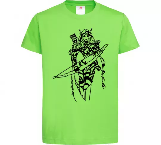 Дитяча футболка Windrunner Лаймовий фото