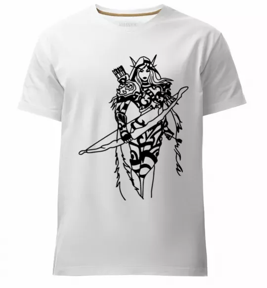 Чоловіча преміум футболка Windrunner Білий фото