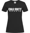 Женская футболка Call of Duty ghosts Черный Женская футболка Call of Duty ghosts Черный фото