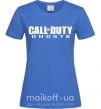 Жіноча футболка Call of Duty ghosts Яскраво-синій фото