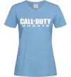 Женская футболка Call of Duty ghosts Голубой Женская футболка Call of Duty ghosts Голубой фото