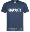 Мужская футболка Call of Duty ghosts Темно-синий фото