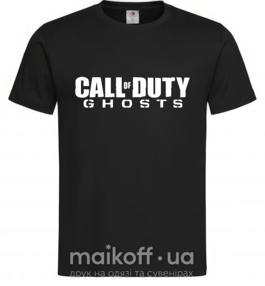 Мужская футболка Call of Duty ghosts Черный фото
