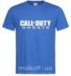 Чоловіча футболка Call of Duty ghosts Яскраво-синій фото