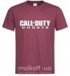 Мужская футболка Call of Duty ghosts Бордовый фото