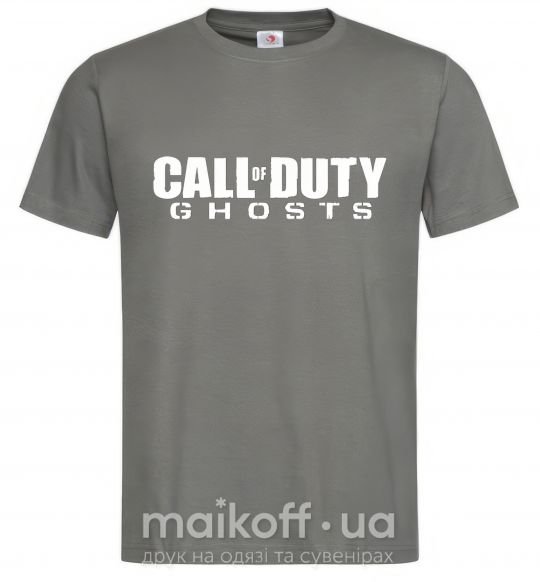 Чоловіча футболка Call of Duty ghosts Графіт фото