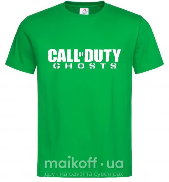 Мужская футболка Call of Duty ghosts Зеленый фото
