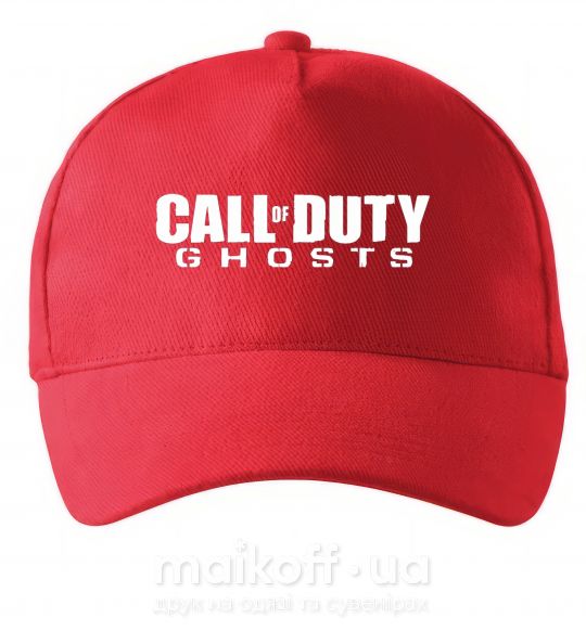 Кепка Call of Duty ghosts Красный фото