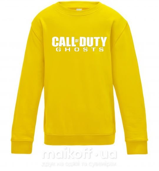 Дитячий світшот Call of Duty ghosts Сонячно жовтий фото