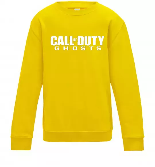Детский Свитшот Call of Duty ghosts Солнечно желтый фото
