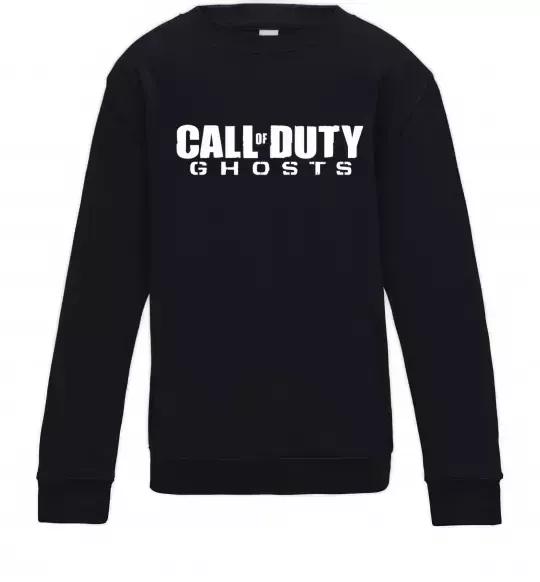 Детский Свитшот Call of Duty ghosts Черный фото