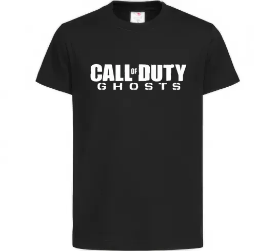 Дитяча футболка Call of Duty ghosts Чорний фото