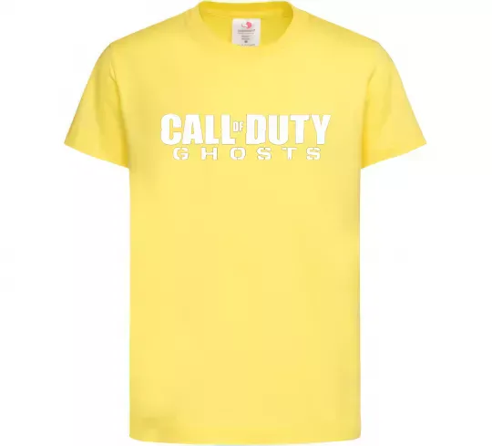 Дитяча футболка Call of Duty ghosts Лимонний фото
