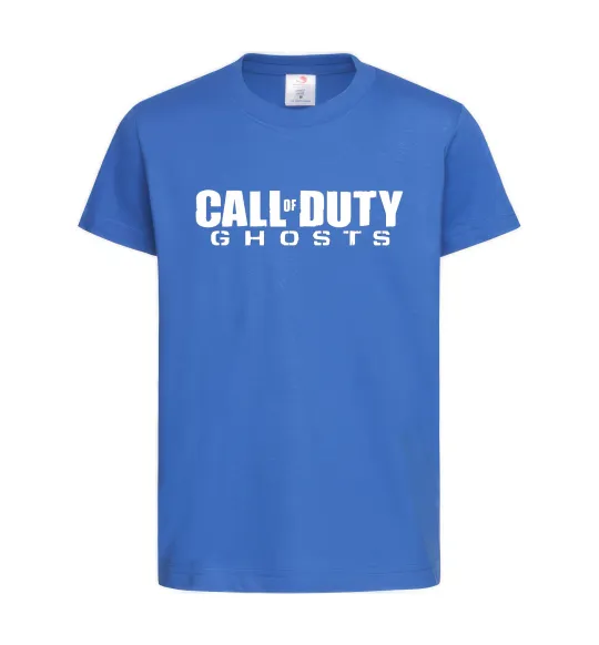 Детская футболка Call of Duty ghosts Ярко-синий фото