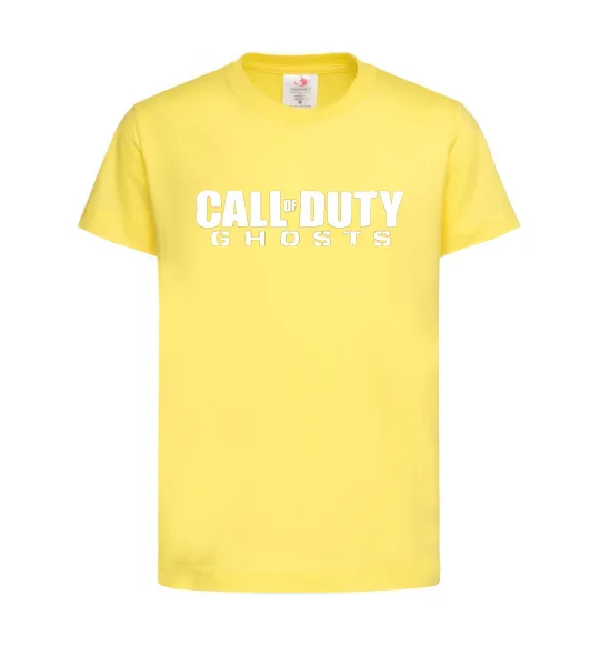 Детская футболка Call of Duty ghosts Лимонный фото