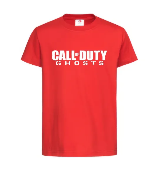 Детская футболка Call of Duty ghosts Красный фото