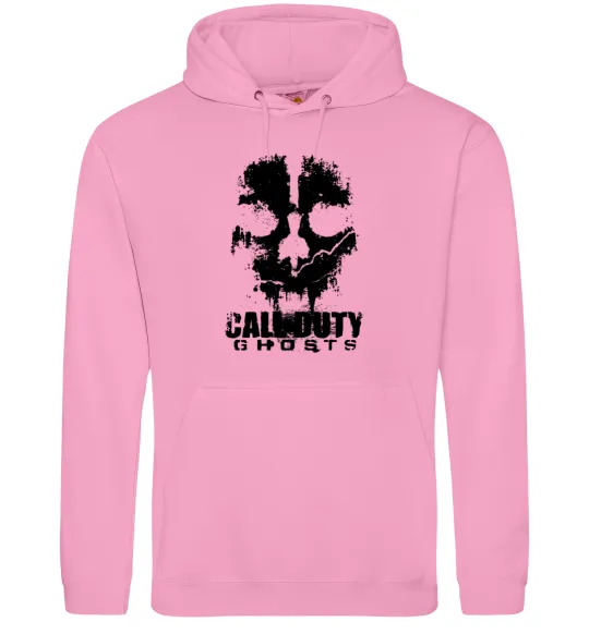 Чоловіча толстовка (худі) Call of Duty ghosts with skull Рожевий фото