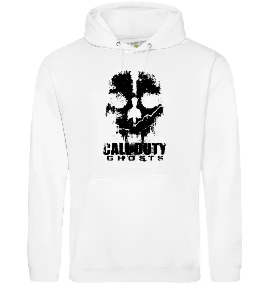 Жіноча толстовка (худі) Call of Duty ghosts with skull Білий фото