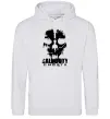 Жіноча толстовка (худі) Call of Duty ghosts with skull Сірий меланж фото