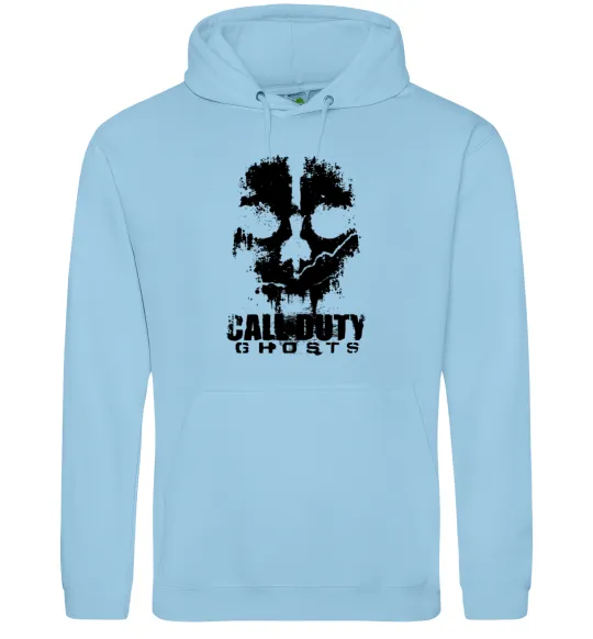 Жіноча толстовка (худі) Call of Duty ghosts with skull Блакитний фото