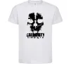 Детская футболка Call of Duty ghosts with skull Белый Детская футболка Call of Duty ghosts with skull Белый фото