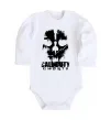 Детский боди Call of Duty ghosts with skull Белый Детский боди Call of Duty ghosts with skull Белый фото