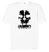 Футболка Оверсайз Call of Duty ghosts with skull Білий фото