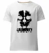 Мужская премиум футболка Call of Duty ghosts with skull Белый Мужская премиум футболка Call of Duty ghosts with skull Белый фото