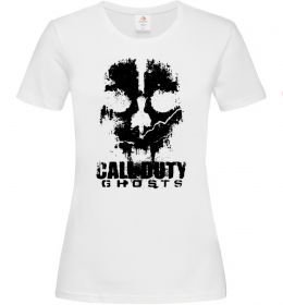 Жіноча футболка Call of Duty ghosts with skull Жіноча футболка Call of Duty ghosts with skull