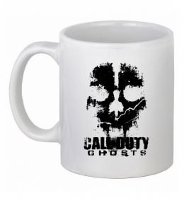Чашка керамическая Call of Duty ghosts with skull