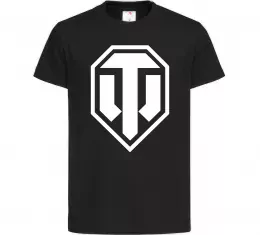 Детская футболка Танки Черный фото