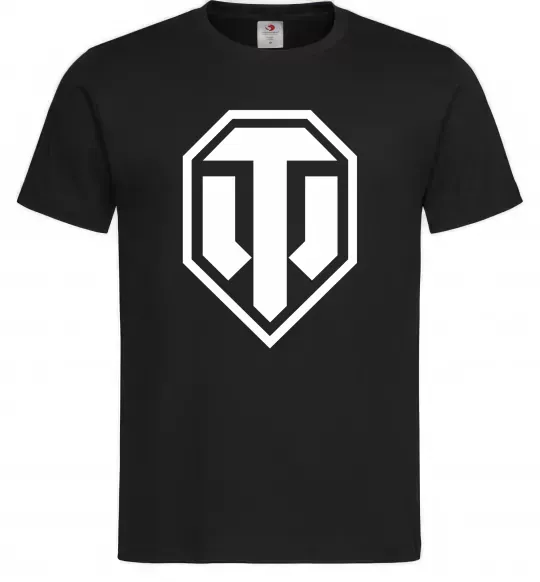 Мужская футболка Танки Черный фото