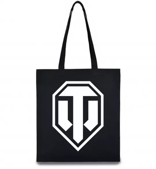 Эко-сумка Танки Черный фото