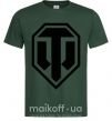 Мужская футболка Танки Темно-зеленый фото