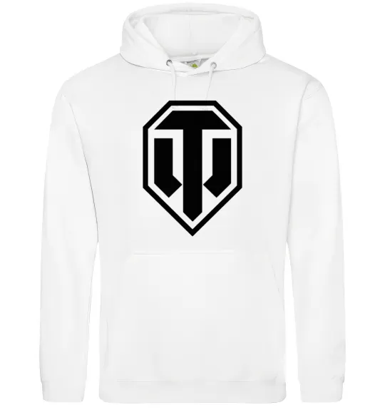 Чоловіча толстовка (худі) Танки Білий фото