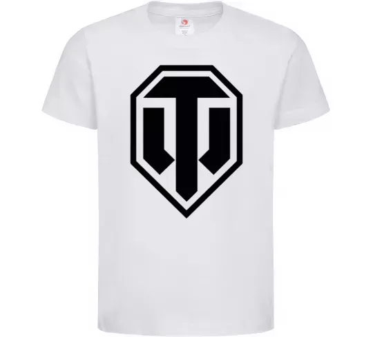 Детская футболка Танки Белый фото