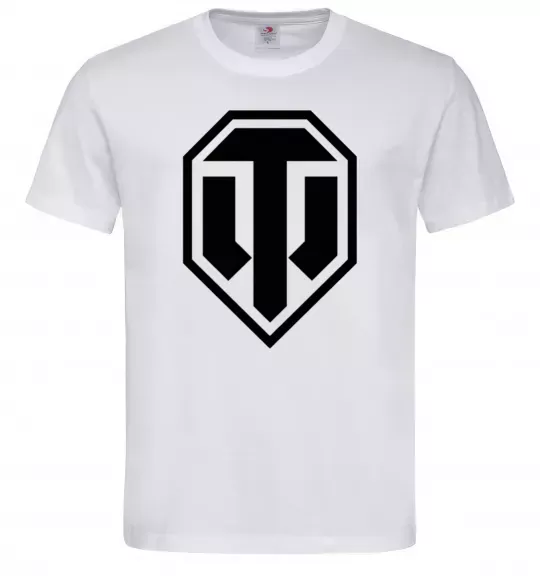 Мужская футболка Танки Белый фото