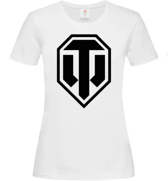 Женская футболка Танки Белый фото