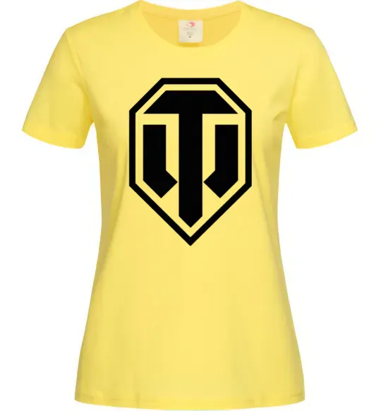 Женская футболка Танки Лимонный фото