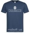 Мужская футболка World of Tanks logo Темно-синий фото