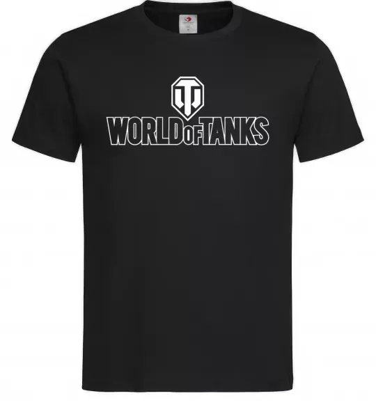 Мужская футболка World of Tanks logo Черный фото