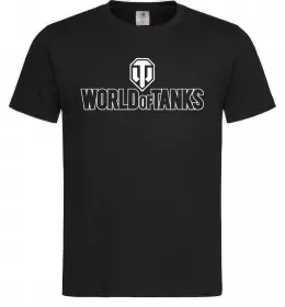 Мужская футболка World of Tanks logo Черный фото