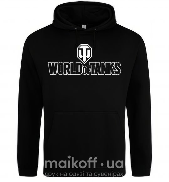 Чоловіча толстовка (худі) World of Tanks logo Чорний фото