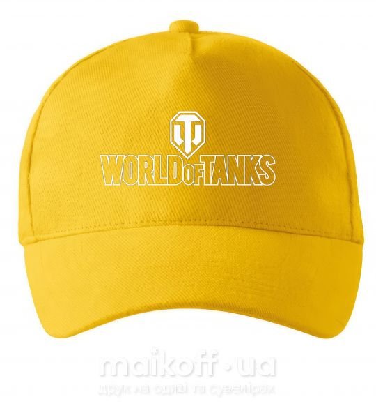 Кепка World of Tanks logo Сонячно жовтий фото