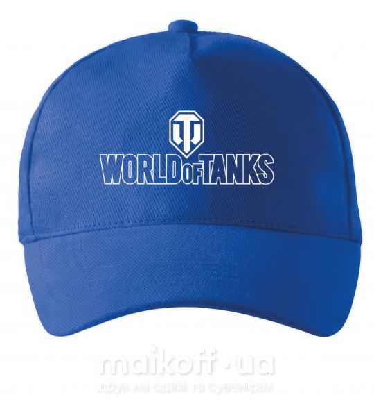 Кепка World of Tanks logo Ярко-синий фото