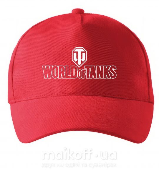 Кепка World of Tanks logo Червоний фото