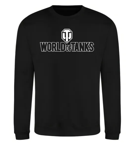 Світшот World of Tanks logo Чорний фото