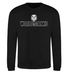 Світшот World of Tanks logo Чорний фото