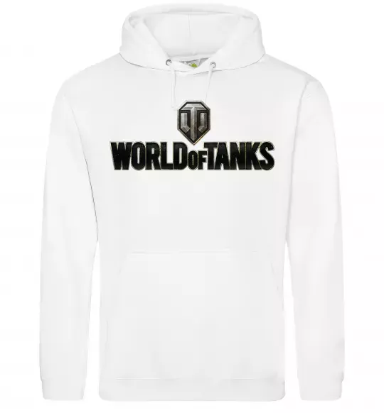 Жіноча толстовка (худі) World of Tanks лого кольорове Білий фото